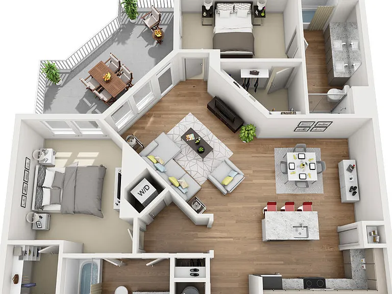 B4 floor plan Upton at Longhorn Quarry
