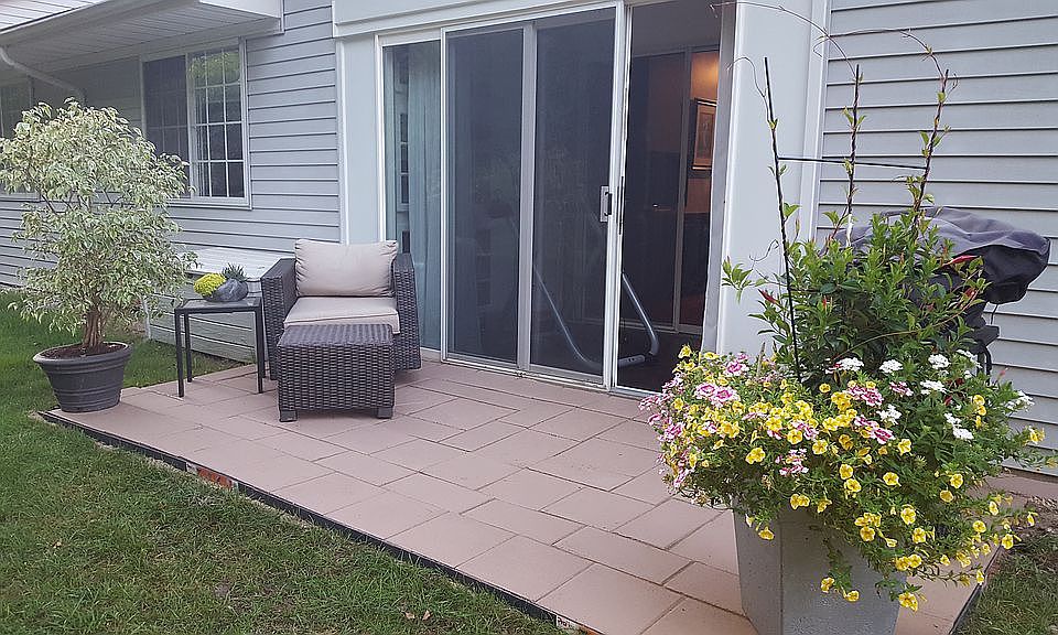 Rear patio