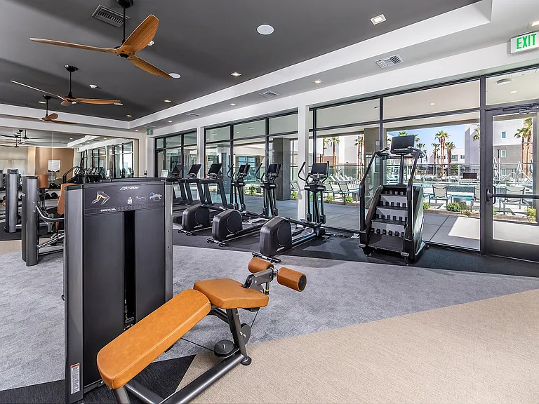 Fully equipped fitness center