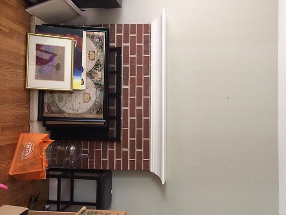 Mantle added to fireplace