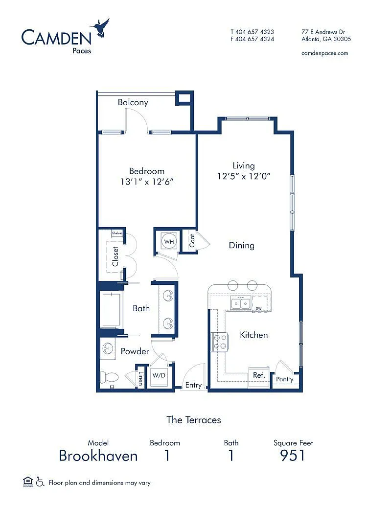 Floor plan Brookhaven