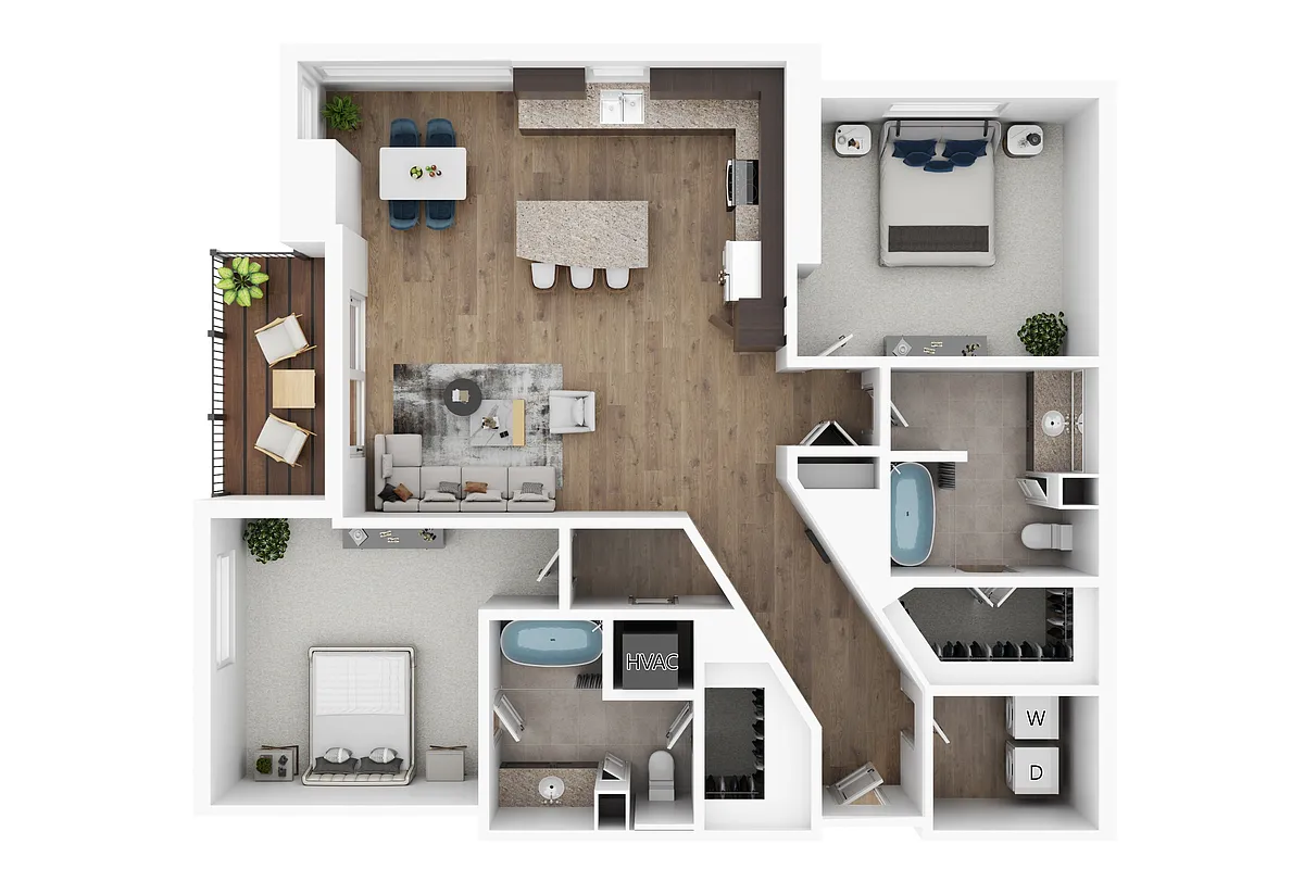 Floor plan B8