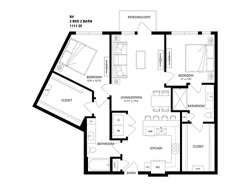 Floor plan B4