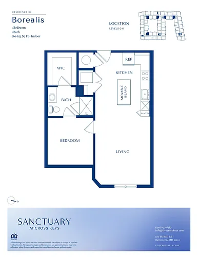 Floor plan Borealis