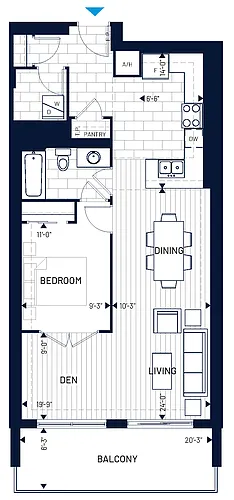 Floor plan Central