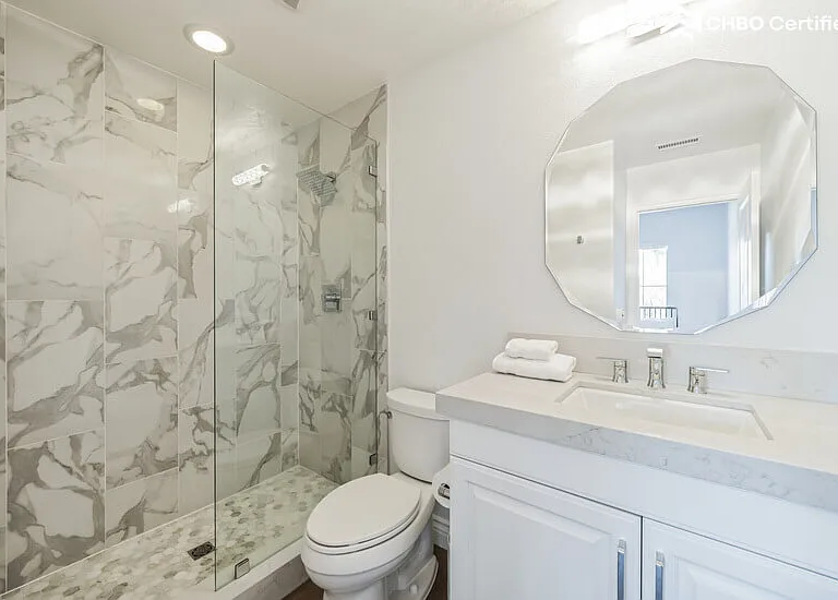 Attached Guest Bathroom