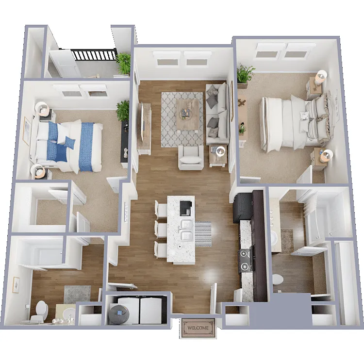 Floor plan B2 ADA