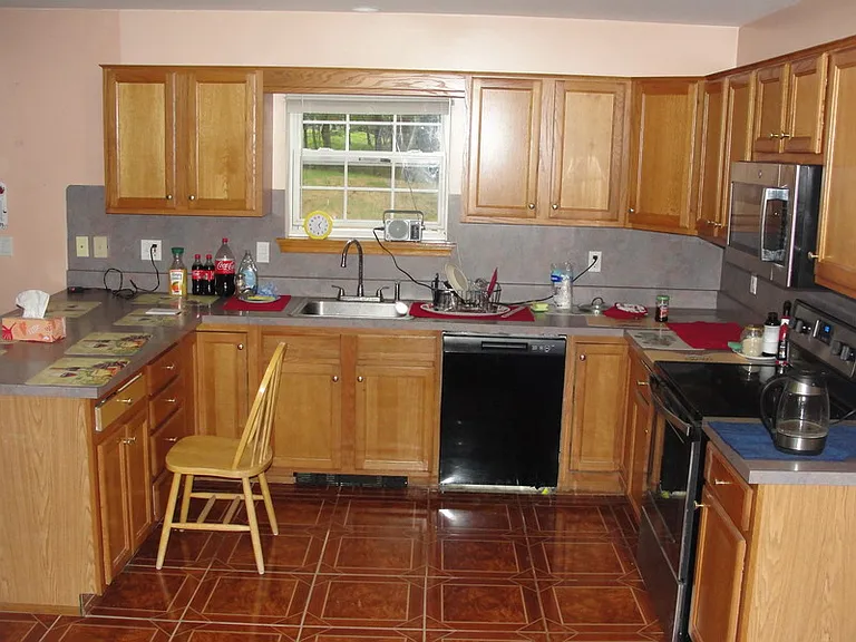 Kitchen view from corridor