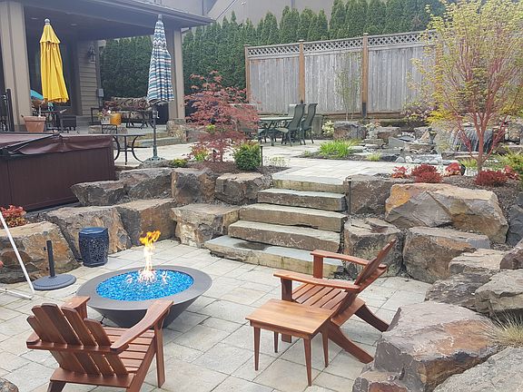 Fire pit area