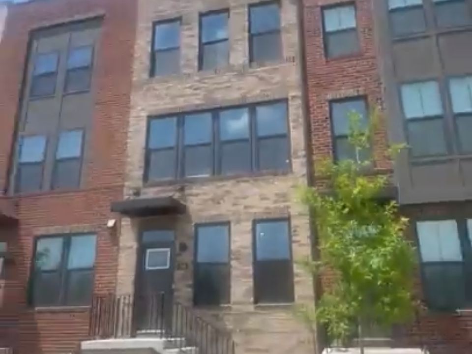 Front door of the townhouse in a new community, Reservoir Square