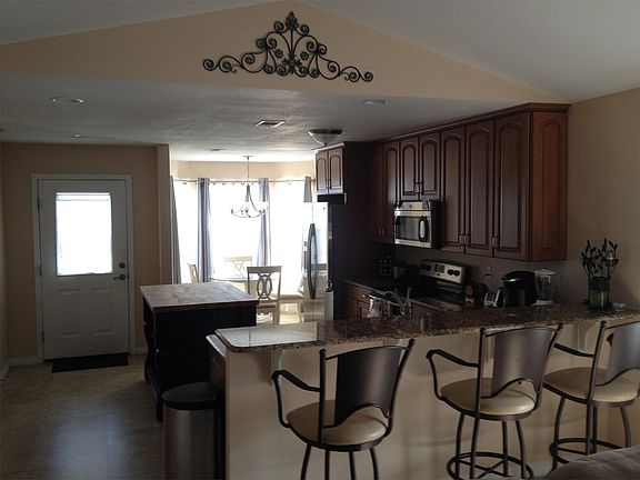 Kitchen from living room