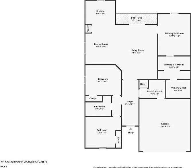 3 bed, 2.0 bath, 1629 sqft, $1,980 — Photo 2
