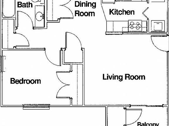 1bdrm/1bth-740 sq ft