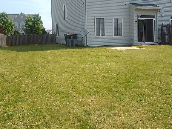 large fenced back yard