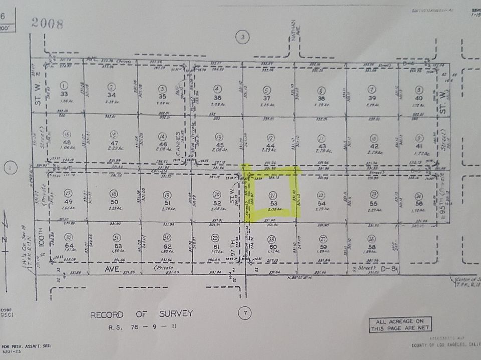 1st image of Corner Avenue D6 97 Stw Antelope Acres