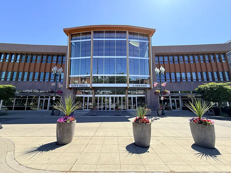 Just a few blocks away from University Place city hall and the public library.