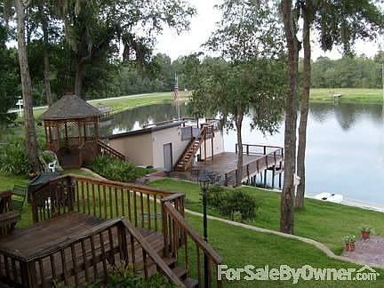 North view from rear deck