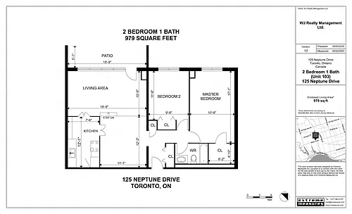 Floor plan 2 Bedroom