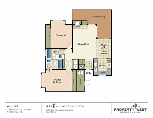 Floor plan 2X2
