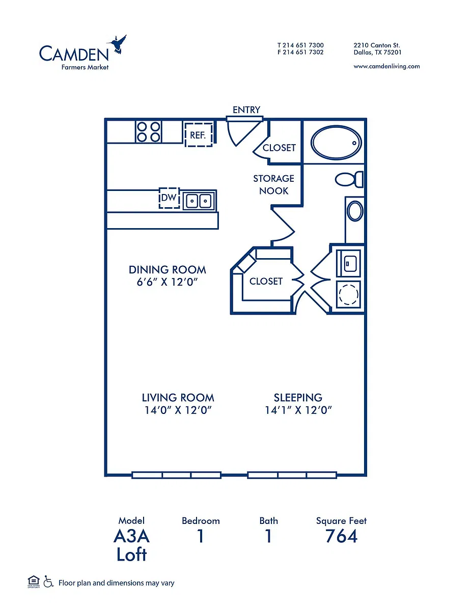 Floor plan A3A - Loft