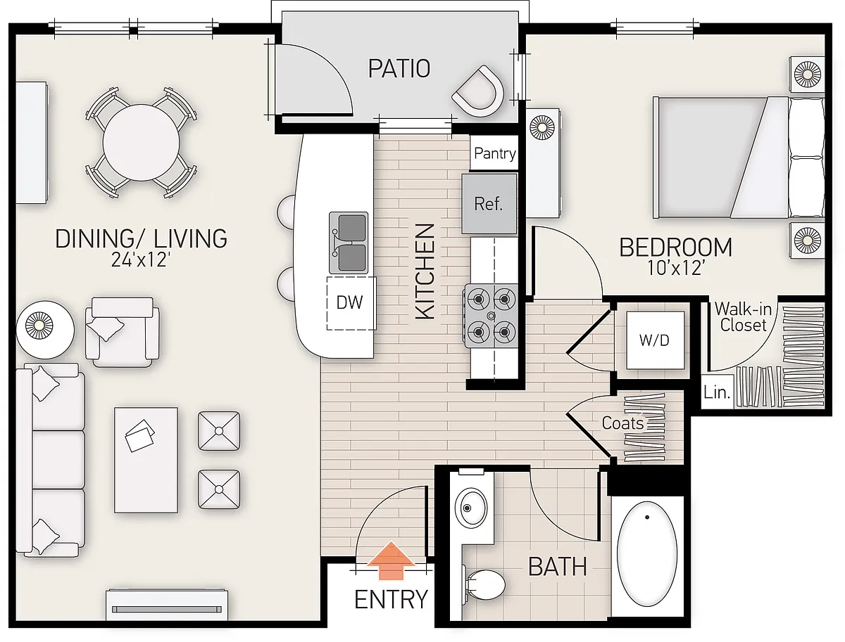 Floor plan Plan D