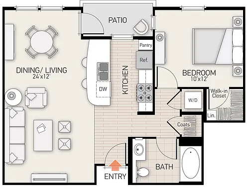 Floor plan Plan D