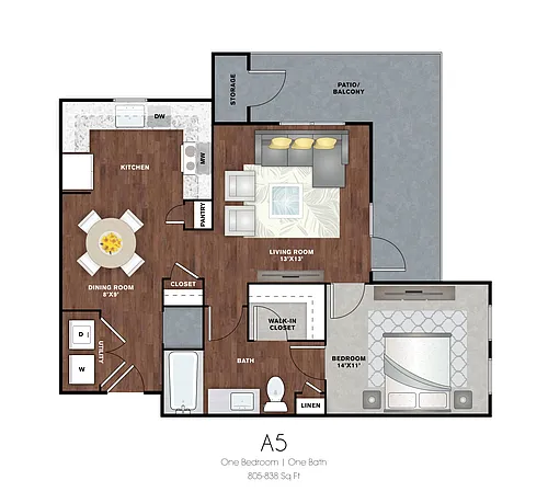 Floor plan A18