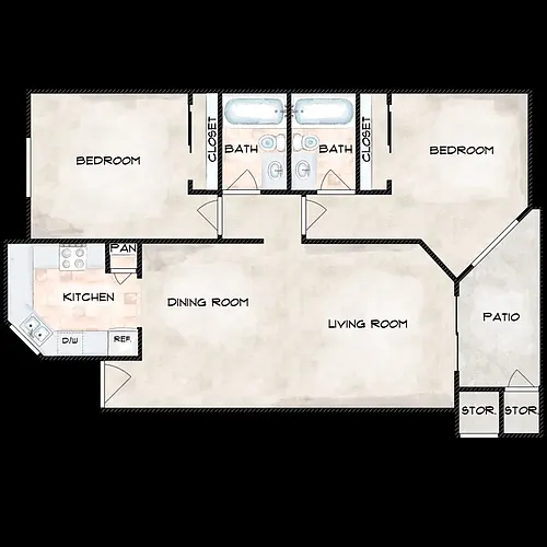 Floor plan Plan B