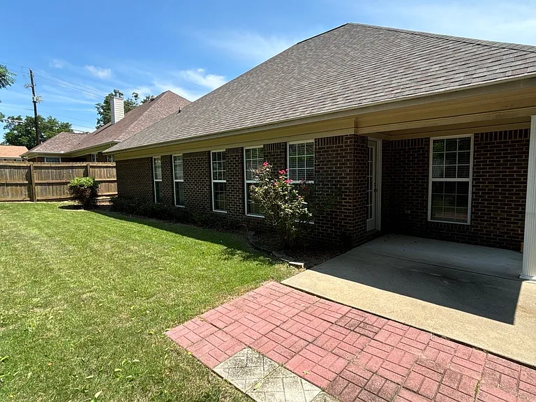 Back Covered Patio and back yard