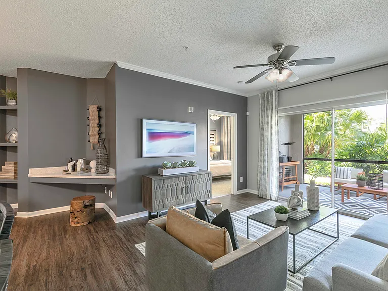 Spacious, open-concept living room