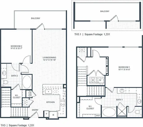Floor plan TH3