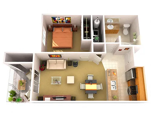 Floor plan 1A