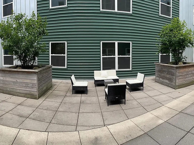 The courtyard
