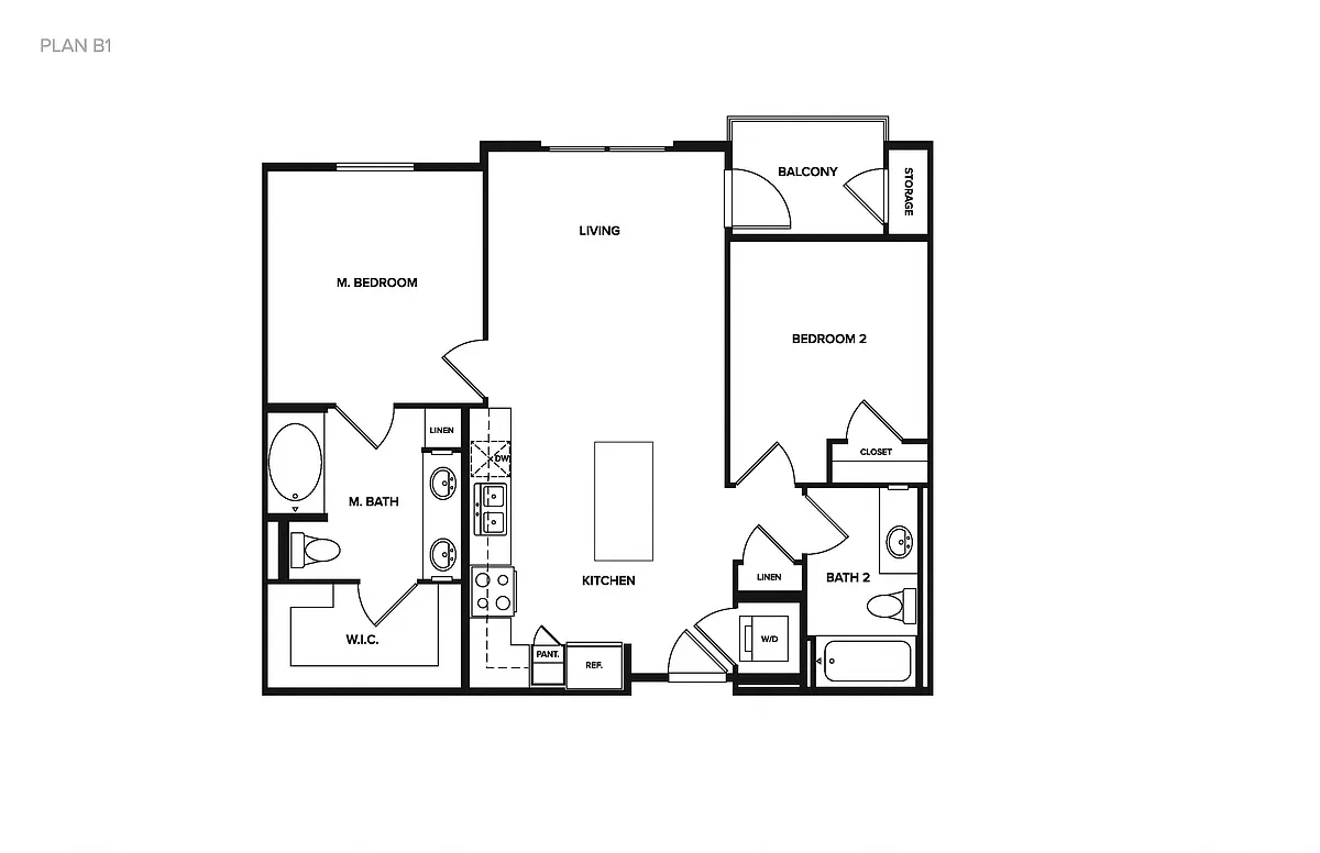 Floor plan B1