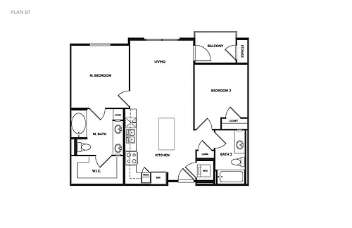 Floor plan B1