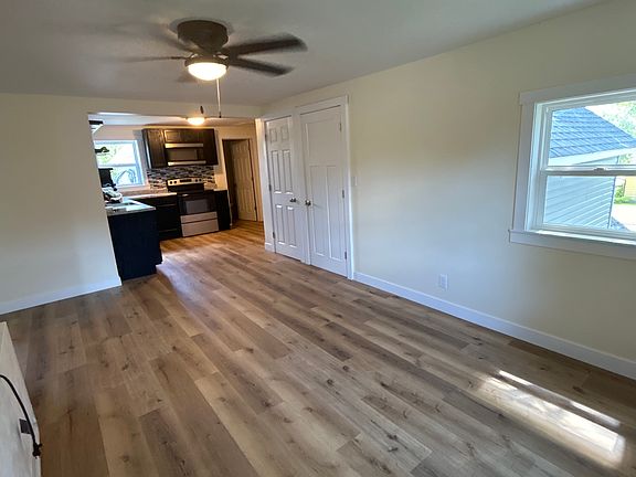 Open living room/kitchen