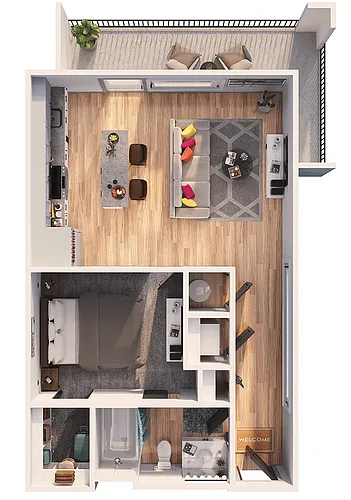 Floor plan A1