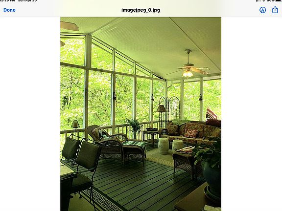 Screened porch