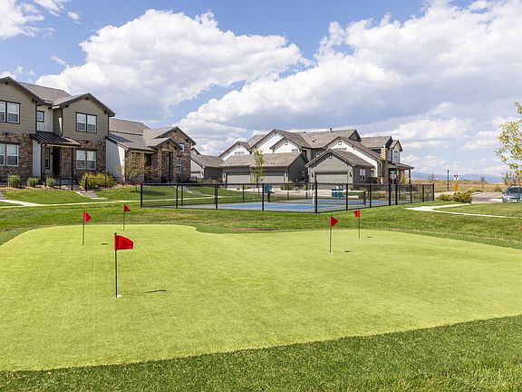 Putting green and pickleball court - steps from your front door!
