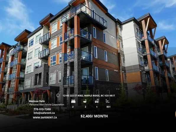 12143 223rd St #302, Maple Ridge, BC V2X 5X2