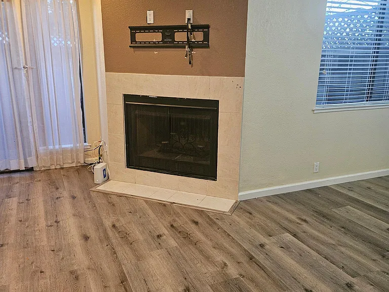 Downstair fireplace
