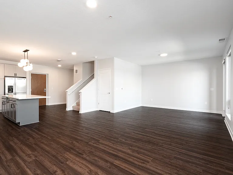Town homes feature tons of living space across two levels.