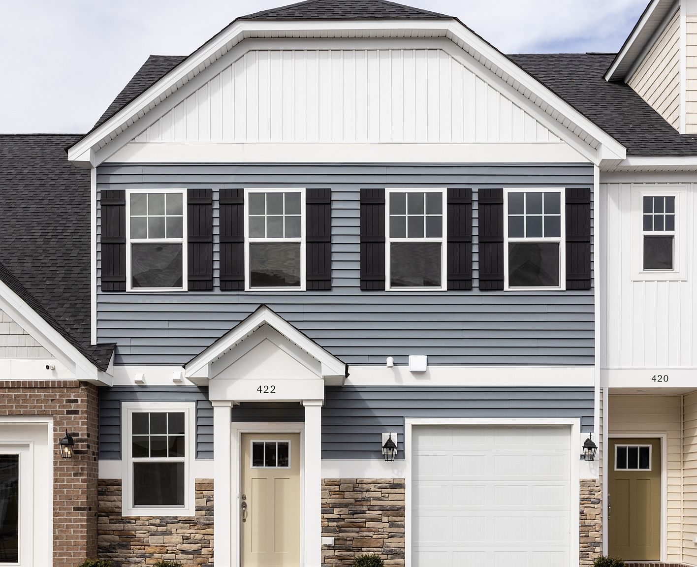 The Hickory Townhome Plan, The Reserve at Grassfield, Chesapeake, VA