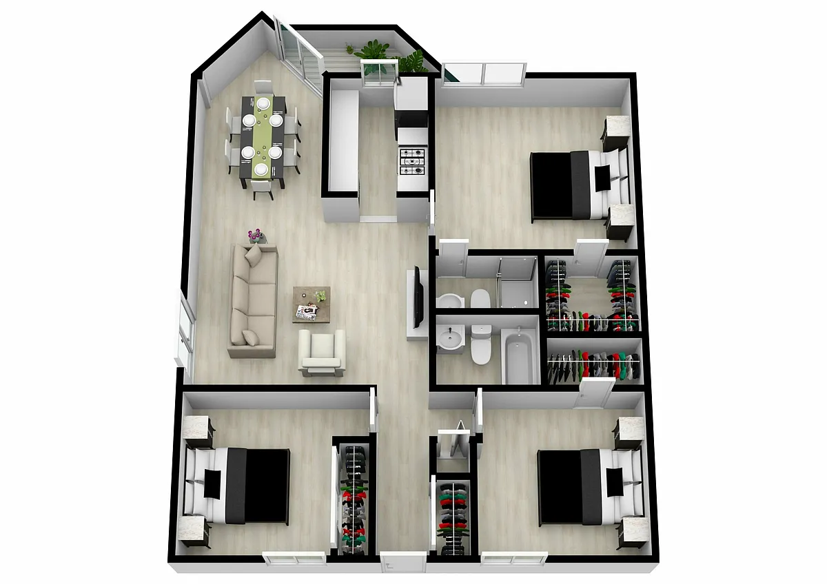 Floor plan KaloTrio