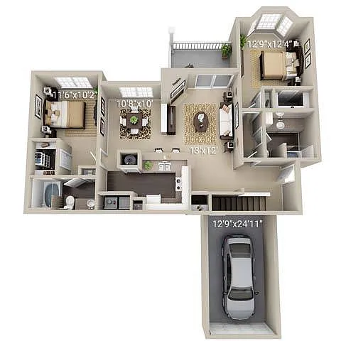 Floor plan B1 - West Village