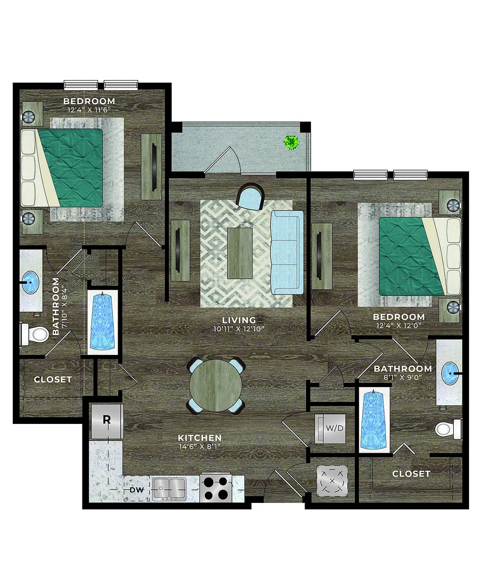 Floor plan B1