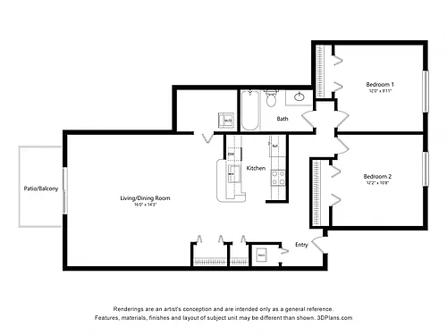 Floor plan Lily