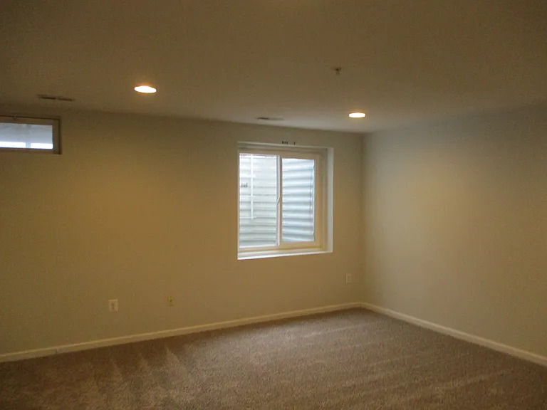 Reverse view of finished lower level