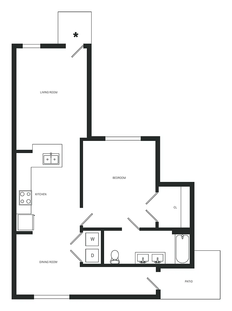 Floor plan Juniper - Oak Heritage
