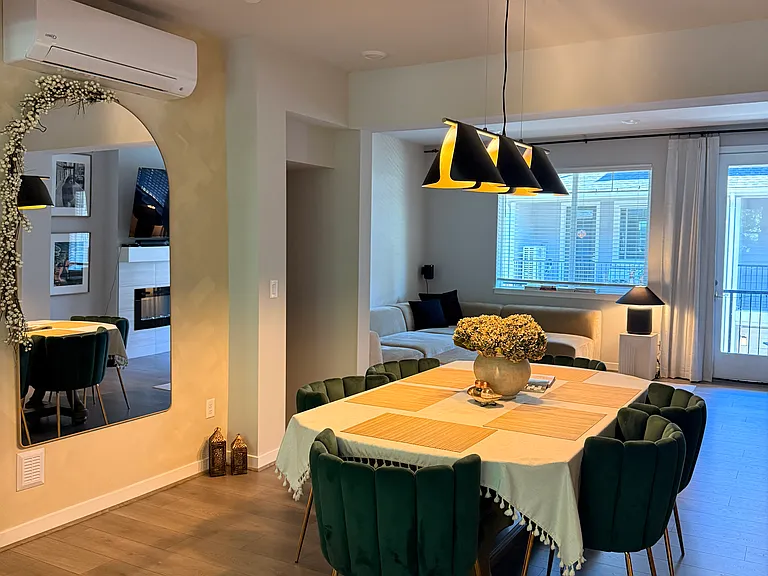 View of Dining + Living